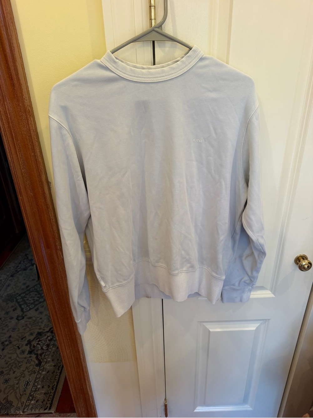 Kith Men's Pale Blue Crewneck Sweatshirt